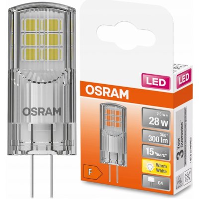 Osram LED PIN 30 G4 2,6W/827 12V teplá – Hledejceny.cz