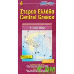 mapa Central Greece 1:200 t. voděodolná – Zbozi.Blesk.cz
