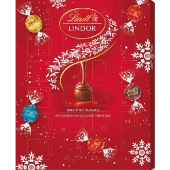 Lindt Lindor adventní kalendář milk 300g