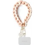 Guess Wrist Chain 4G Charm Strap Acrylic Pink – Zboží Živě