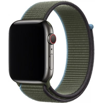eses Nylonový náhradní řemínek pro Apple Watch 38mm/40mm/41mm Barva: snově zelená