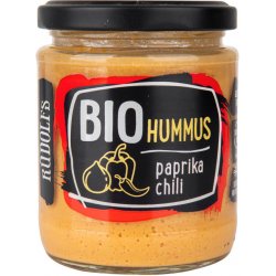 Rudolfs Hummus Pomazánka cizrnová s paprikou a chilli Bio 230 g