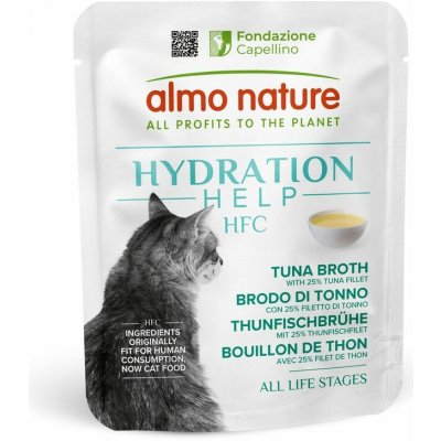 Almo Nature HFC Hydratační tuňákový vývar s filety 50 g – Hledejceny.cz