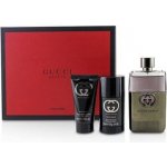 Gucci Guilty Pour Homme EDT 90 ml + balzám po holení 50 ml + deostick 75 ml dárková sada – Hledejceny.cz