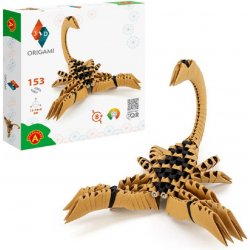 Papírová skládanka Origami 3D Scorpion pro děti i dospělé