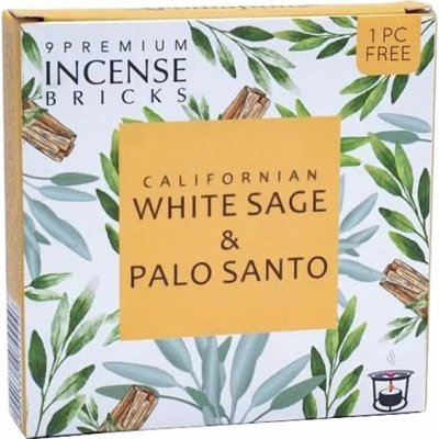 Nefertitis Vonné cihličky Aromafume White sage and Palo santo 40 g 9 ks – Zbozi.Blesk.cz