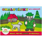 Omalovánky Moje první lesní zvířátka (Omalovánky A5 Moje první zvířátka lesní 21x14,5cm MPLZ ; omalovánky ; se zvířátky)