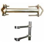 Držák antény 41cm STA, (na stožár 60-110mm) pár bez trubky, zinek Galva – Sleviste.cz