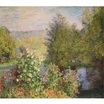 Claude Monet - Obrazová reprodukce A Corner of the Garden at Montgeron, 1876-7, (40 x 35 cm) – Sleviste.cz