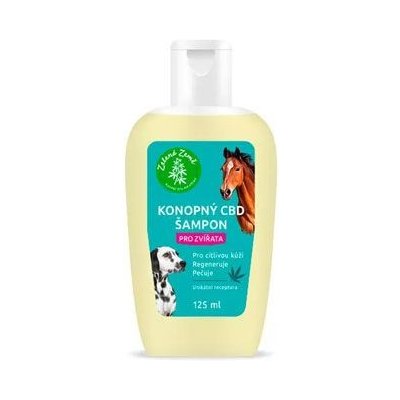 Zelená Země s.r.o. CBD šampon pro zvířata 125 ml – Zbozi.Blesk.cz