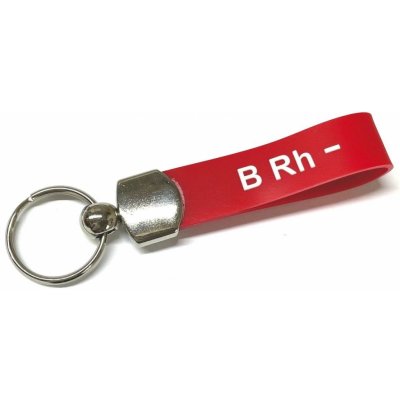Přívěsek na klíče krevní skupina B Rh