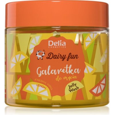 Delia Cosmetics Dairy Fun tělové mycí želé citron 350 g