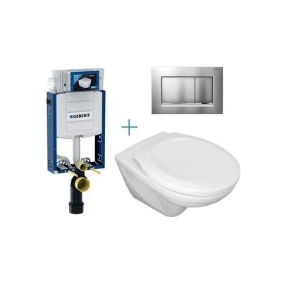 Geberit Duofix tlačítko Sigma01 chrom mat WC Jika Euroline + SEDÁTKO 111.300.00.5 CW3 – Zboží Mobilmania