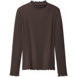 esmara Dámské triko s dlouhými rukávy hnědá – Zboží Dáma esmara Dámské triko s dlouhými rukávy hnědá – Zboží Dáma