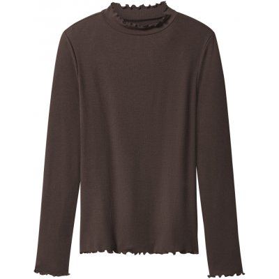 esmara Dámské triko s dlouhými rukávy hnědá – Zboží Dáma esmara Dámské triko s dlouhými rukávy hnědá – Zboží Dáma