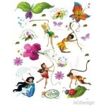 AG Design DK 867 Samolepka na zeď Disney víly rozměry 65 x 85 cm – Sleviste.cz