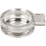 Cigarrenascher Glas transparent rund 8.5cm 1 Ablage – Zboží Dáma