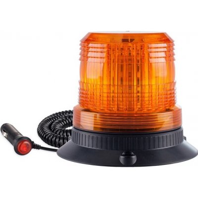 Amio Výstražný magnetický LED maják 12/24V, 40 LED, oranžový, E13 - WAR14M – Zboží Mobilmania