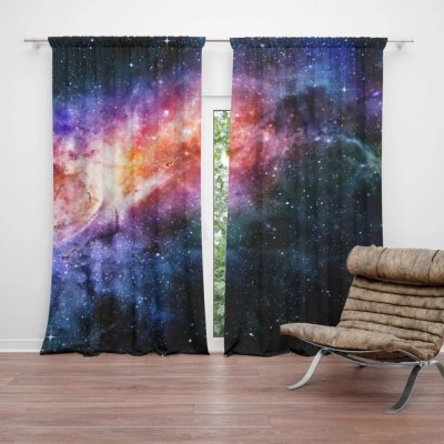 Sablio Závěs Vesmírná záře: 2ks 140x250cm – Hledejceny.cz