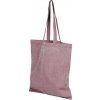 Nákupní taška a košík Taška Pheebs z recyklované bavlny 150 g / m² růžová