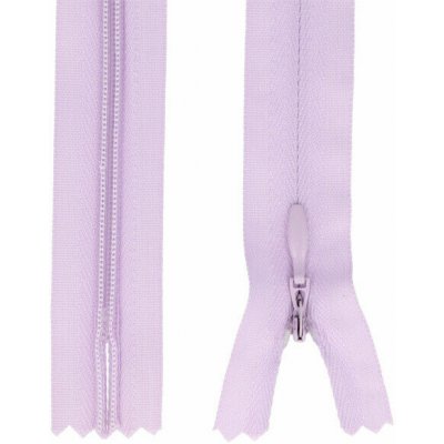 Zip spirálový skrytý 3 mm, 30 cm, nedělitelný, jezdec dekorativní - 165 – Hledejceny.cz
