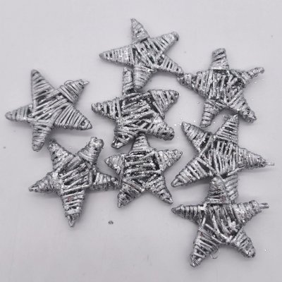 Lata star 5 cm 30ks stříbrná PT0315 – Hledejceny.cz