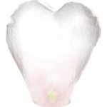 Lampion štestí srdce bílý – Zboží Mobilmania