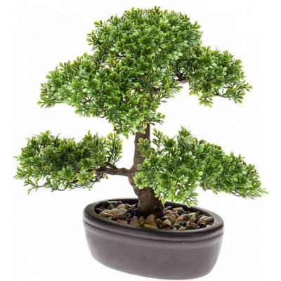 Umělý Bonsai Ficus mini v květináči, 32cm