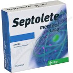 SEPTOLETE MENTHOL ORM 1MG PAS 30 II – Hledejceny.cz