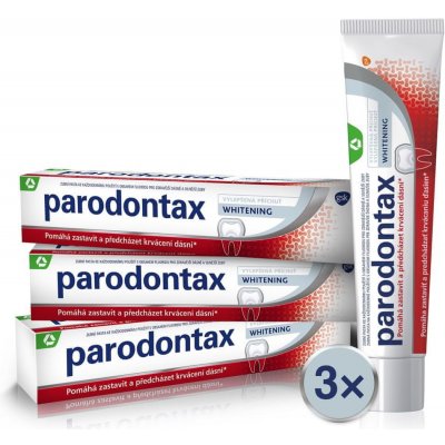 Parodontax Whitening Zubní pasta 75 ml 3ks – Zbozi.Blesk.cz