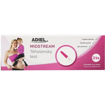 Adiel Midstream těhotenský test 3 ks