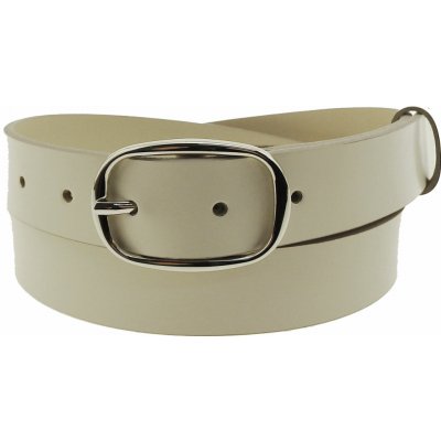 Tonibag dámský kožený opasek béžová Béžová – Zboží Dáma