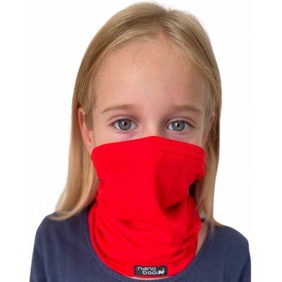 Nano šátek multifunkční dětský červená – Zboží Mobilmania