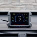 Palubní DISPLEJ 3,5" LCD, GPS měřič rychlosti s vestavěným víceosým gyroskopem a přísavkou | Zboží Auto
