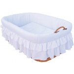 Mojžíšův košík pro miminko Scarlett Martin - bílá – Zboží Dáma