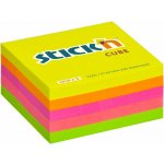 Stick´n Samolepicí bločky Stick´n by Hopax - 51 x 51 mm / 250 lístků / mix neon barev 67962 – Sleviste.cz