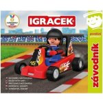 Efko IGRÁČEK Závodník s motokárou červená – Zboží Mobilmania