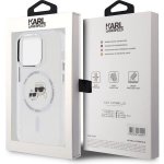 Karl lagerfeld IML K&CH Heads Metal Frame MagSafe pro iPhone 15 Pro Transparent – Zboží Mobilmania
