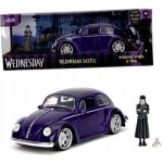 Jada Wednesday auto 1972 VW Beetle a figurka Wednesday 1:24 – Zboží Dáma