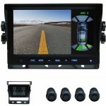 Couvací kamerový systém 7'' 1080P AHD s parkovacími čidly 12/32V pro nákladní vozy | Zboží Auto