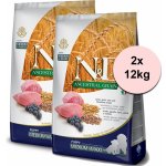 N&D Ancestral Grain Puppy Medium & Maxi Lamb & Blueberry 2 x 12 kg
