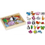 Babu magnetky zvířata 20 ks dřevěné – Hledejceny.cz