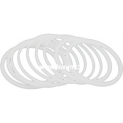 TEXIM Kluzný kroužek dřez sifon 50x44.5x2 s konickým utěsněním – Zboží Dáma