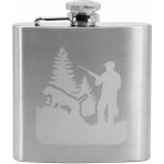 Ocelová kapesní lahev placatka myslivec v dárkovém balení 180 ml – Zboží Dáma