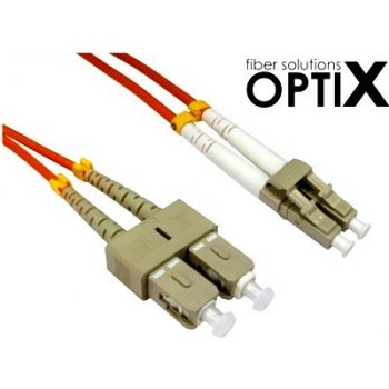 Opticord 1151 LC/UPC-SC/UPC Optický patch, 50/125, 2m