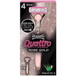 Wilkinson Sword Quattro for Women Rose Gold + 1 ks hlavice – Zbozi.Blesk.cz