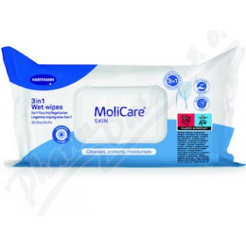 MoliCare Skin vlhké ošetřující utěrky 50 ks