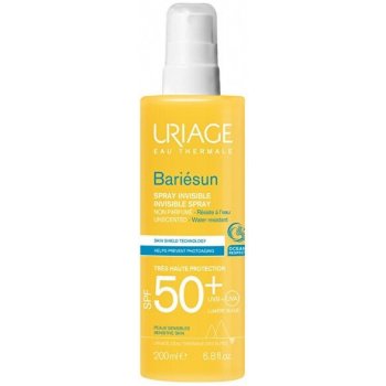 Uriage Bariésun neviditelný sprej na opalování bez parfemace SPF50+ 200 ml
