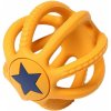 Kousátko Baby Ono Ortho míček s hvězdičkou žlutá
