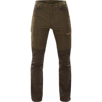 Kalhoty Härkila Scandinavian Willow green Deep brown – Zboží Dáma